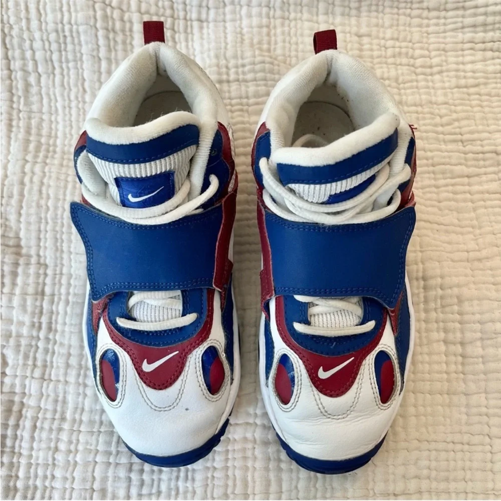 Nike Kids Youth Red White Blue Air Max Speed Turf Sneakers